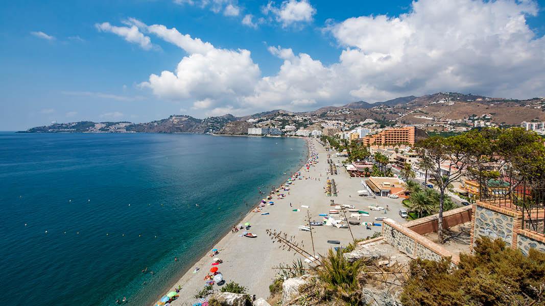 Nerja Andalusien Spanien city byen